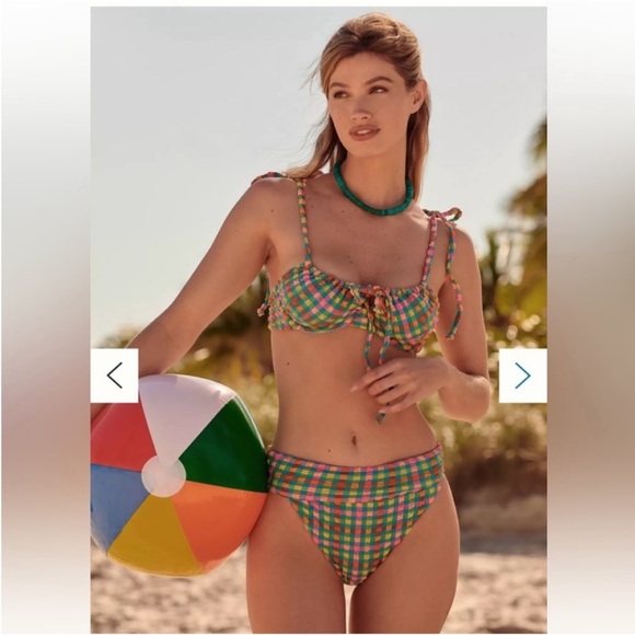 NWT Beach Riot Caitlin Bikini Top - Picture 9 of 10